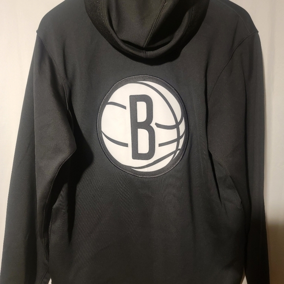 Nike NBA Brooklyn Nets Therma Flex Showtime Jacket CN4010-010 Mens Size Medium - Picture 2 of 9